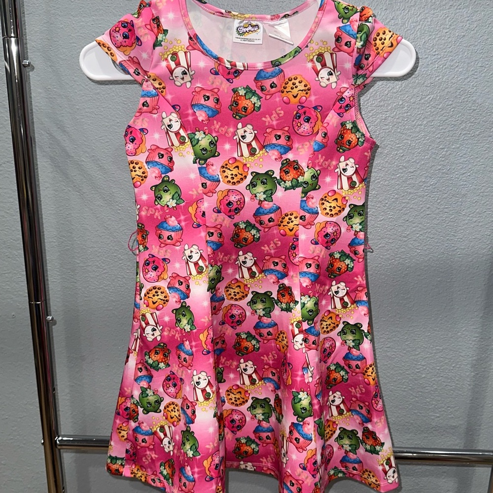 2013 Pink multi color Shopkin‎ Girls Dress size 8